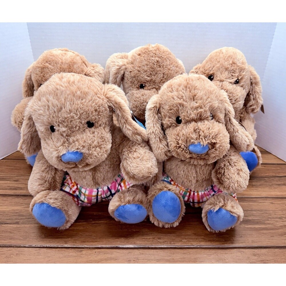 Lot Of 5 2025 Petsmart Dog Toy Stuffed Chance The Dog Squeaky Chew Plush 11" NWT